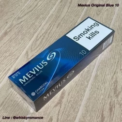 บุหรี่ mevius original blue japan 10 บุหรี่ร้อน บุหรี่เมียส บุหรี่ญี่ปุ่น